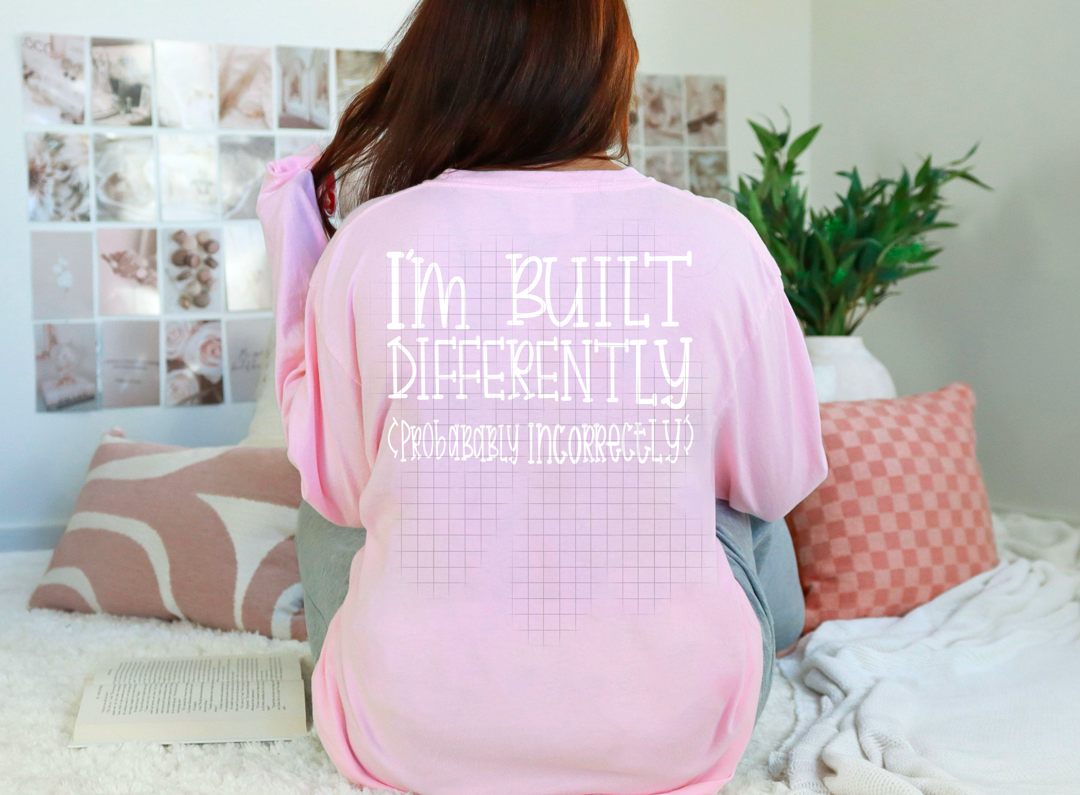 I’m built differently probably incorrectly | PNG | AUTOMATIC DOWNLOAD