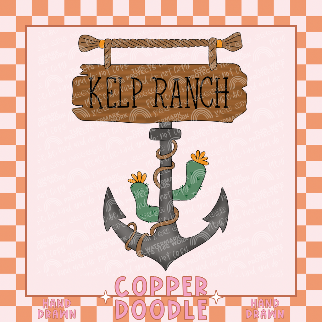 WESTERN MERMAID CLIPART BUNDLE | HAND DRAWN