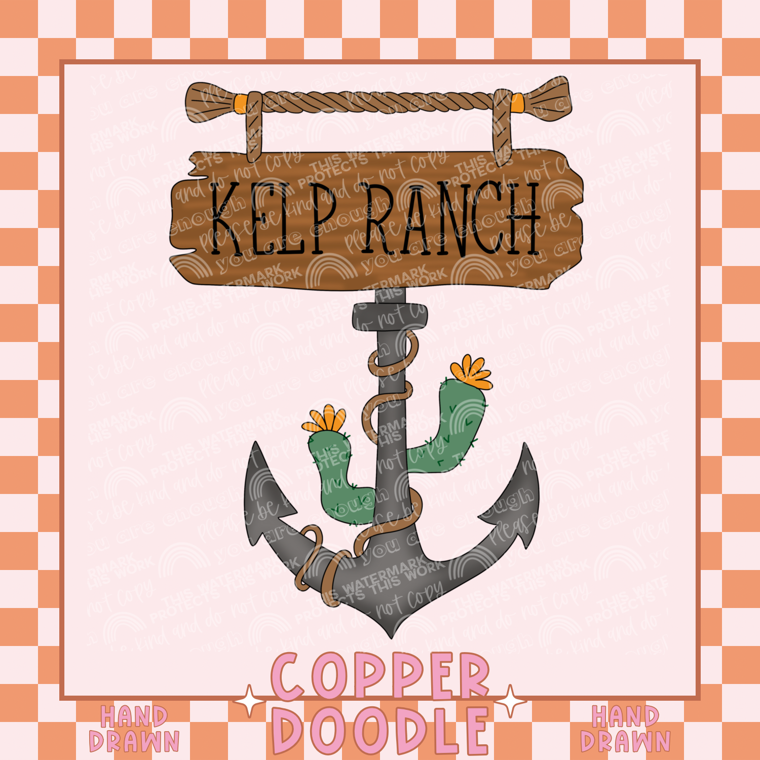 WESTERN MERMAID CLIPART BUNDLE | HAND DRAWN