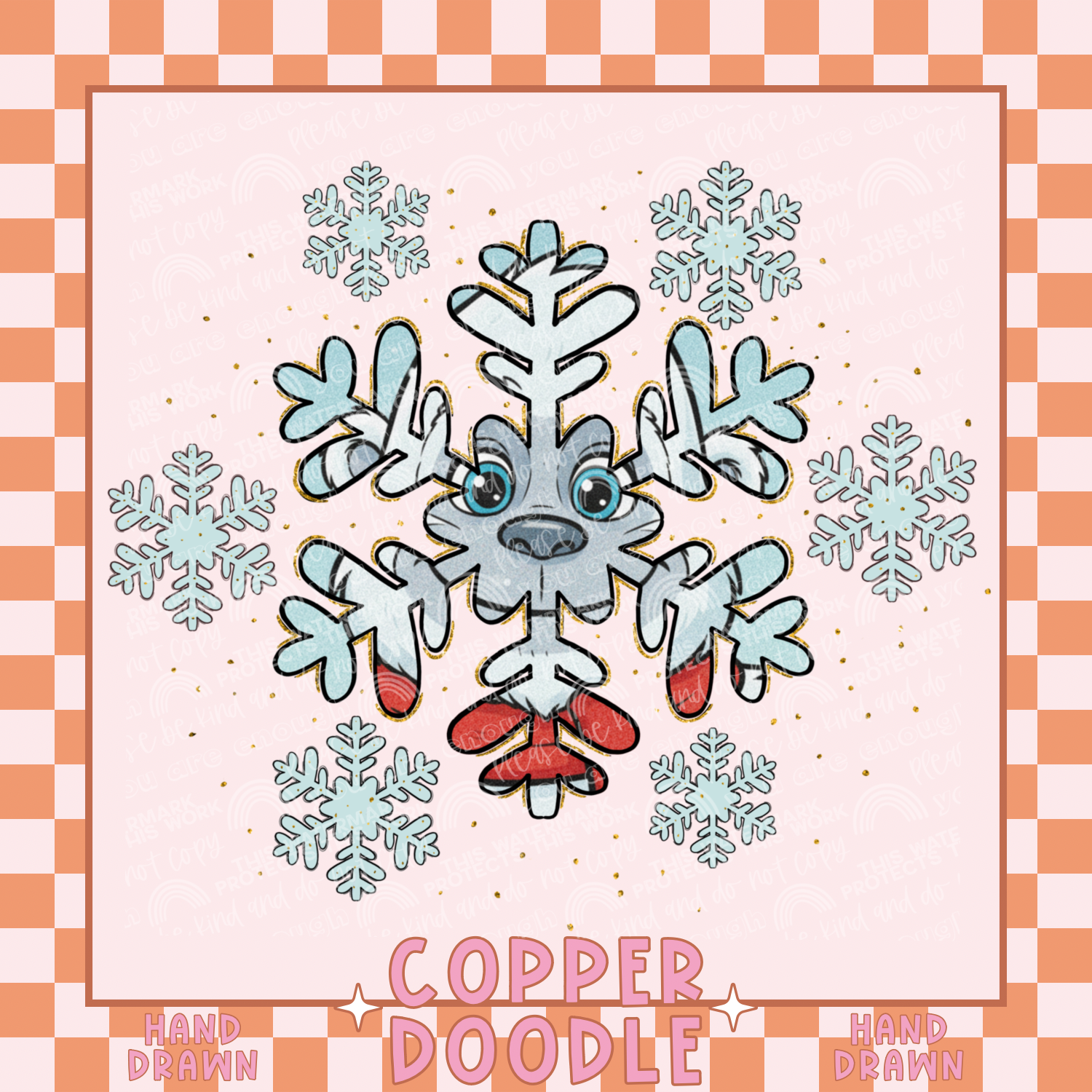 YETI SNOWFLAKE WITH GOLD ACCENT PNG | PNG | AUTOMATIC DOWNLOAD